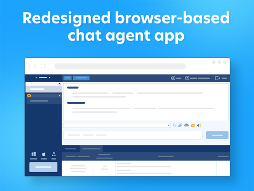 Try a new version of web chat agent app Redesigned web chat agent app