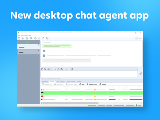 Try a new version of native desktop chat agent app Updated desktop chat agent app