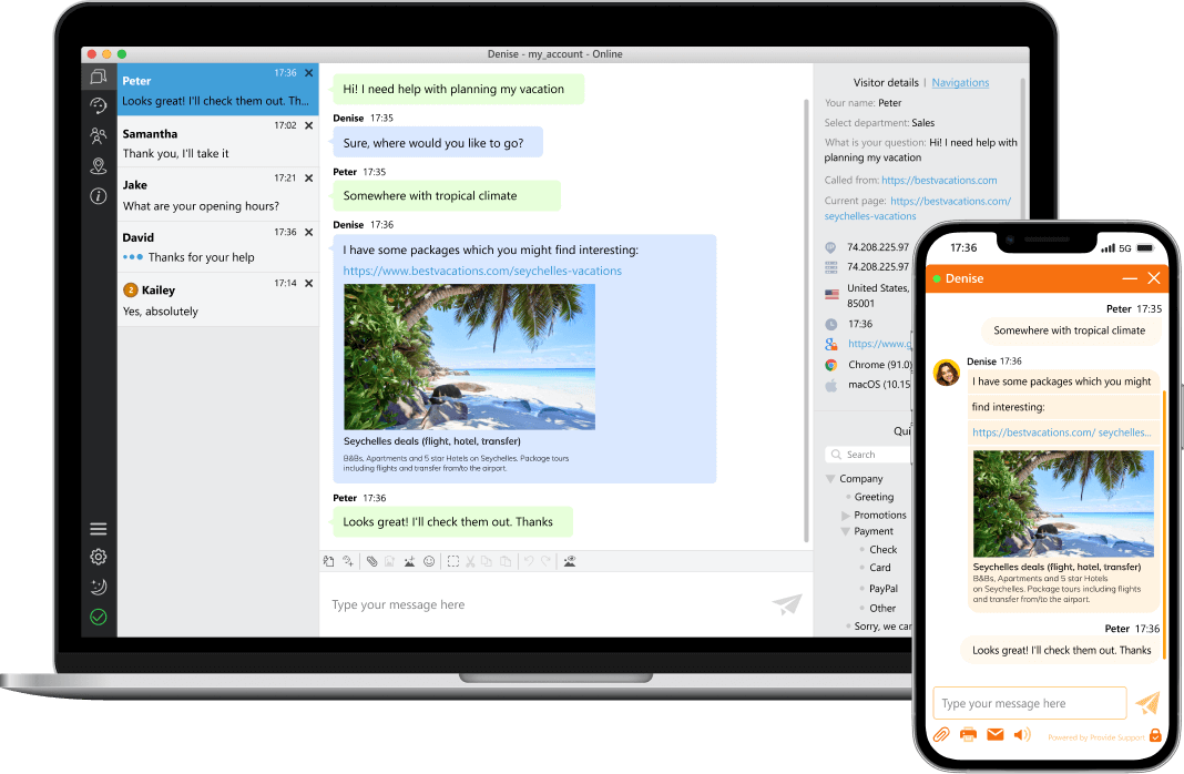 X live chat